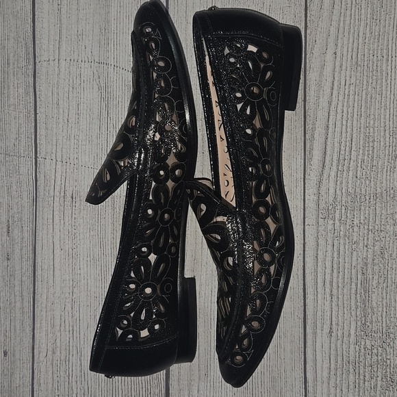 Kate Spade New York Caffrey Cut-Out Leather Loafers Black Size 9.5 - Picture 5 of 9